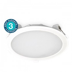 Downlight LED empotrable 30W 4200K 2550 lm Ø23 cm IP44 Profesional