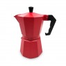 Cafetera Moka Kalossi de 6 tazas Roja