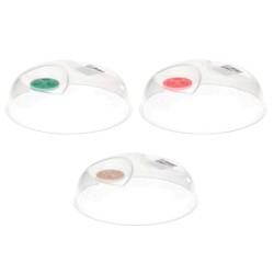 Caja 12 Tapas para microondas con válvula