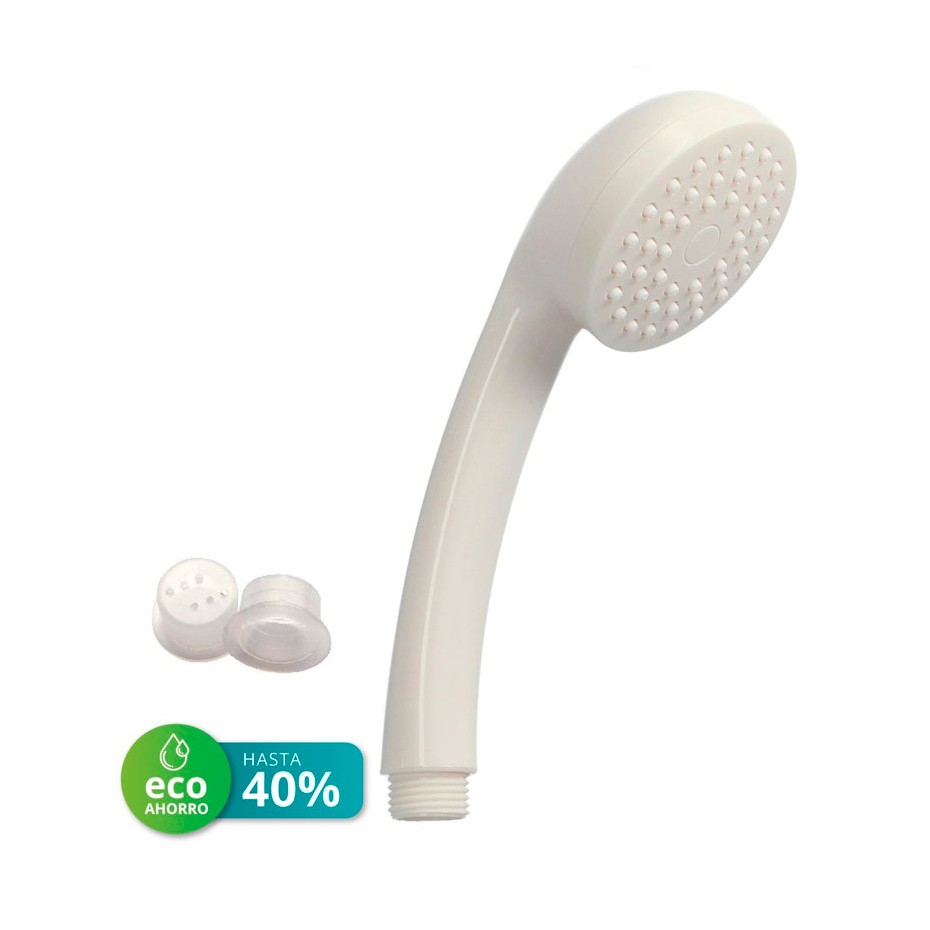 Alcachofa de ducha eco ahorro Ø73mm simple Blanco