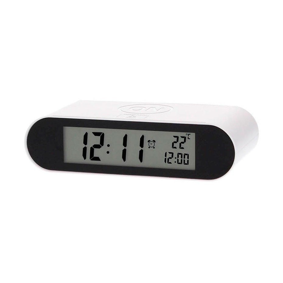 Reloj despertador digital Blanco