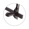 Soporte motorizado de techo para televisión de 32 - 70 pulgadas con mando a distancia