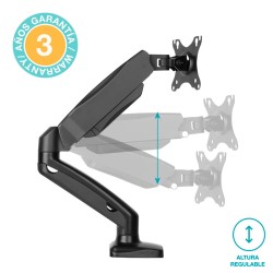 Soporte de TV / Monitor con brazo articulado 13 - 27 pulgadas con amortiguador de gas