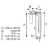 Soporte para CPU bajo mesa ajustable