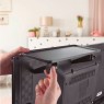 Estante doble para accesorios del televisor