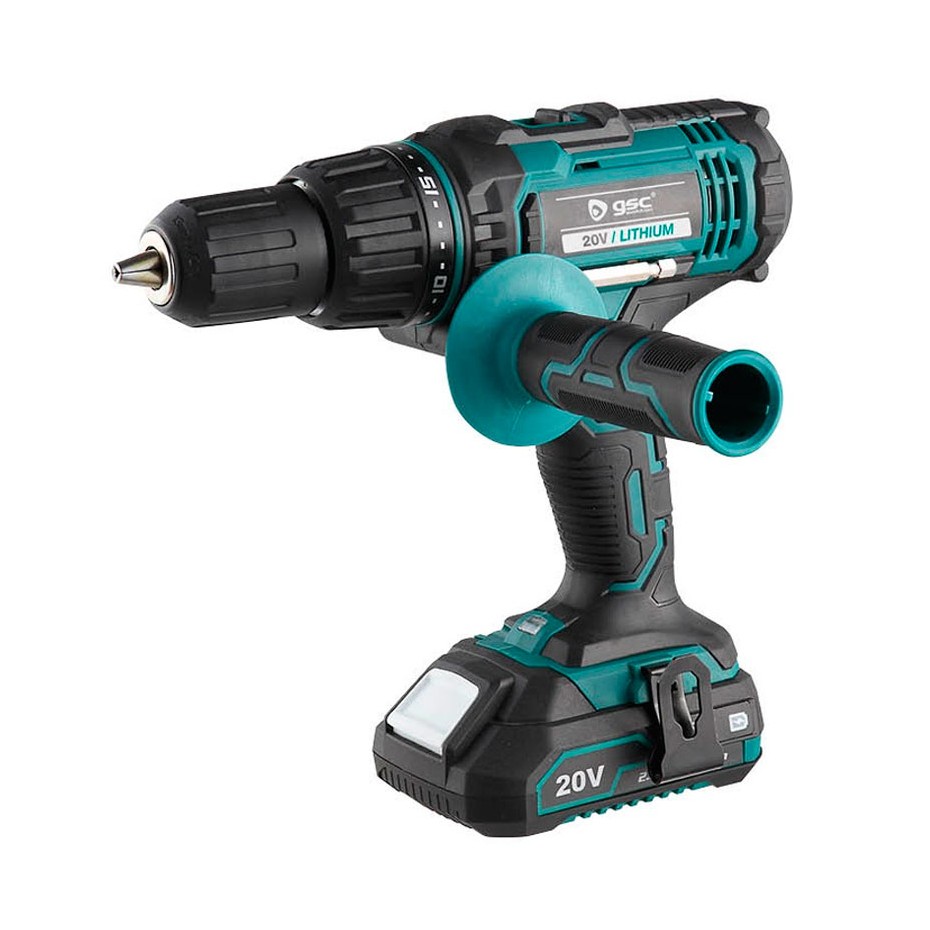 Taladro destornillador percutor inalámbrico 20V