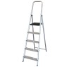 Escalera aluminio 5 peldaños de 1010 mm de altura