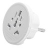 Adaptador de viaje de enchufe europeo 4.8mm a universal