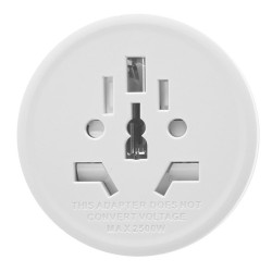 Adaptador de viaje de enchufe europeo 4.8mm a universal