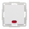 Pulsador empotrable con LED Gamma 56x56mm
