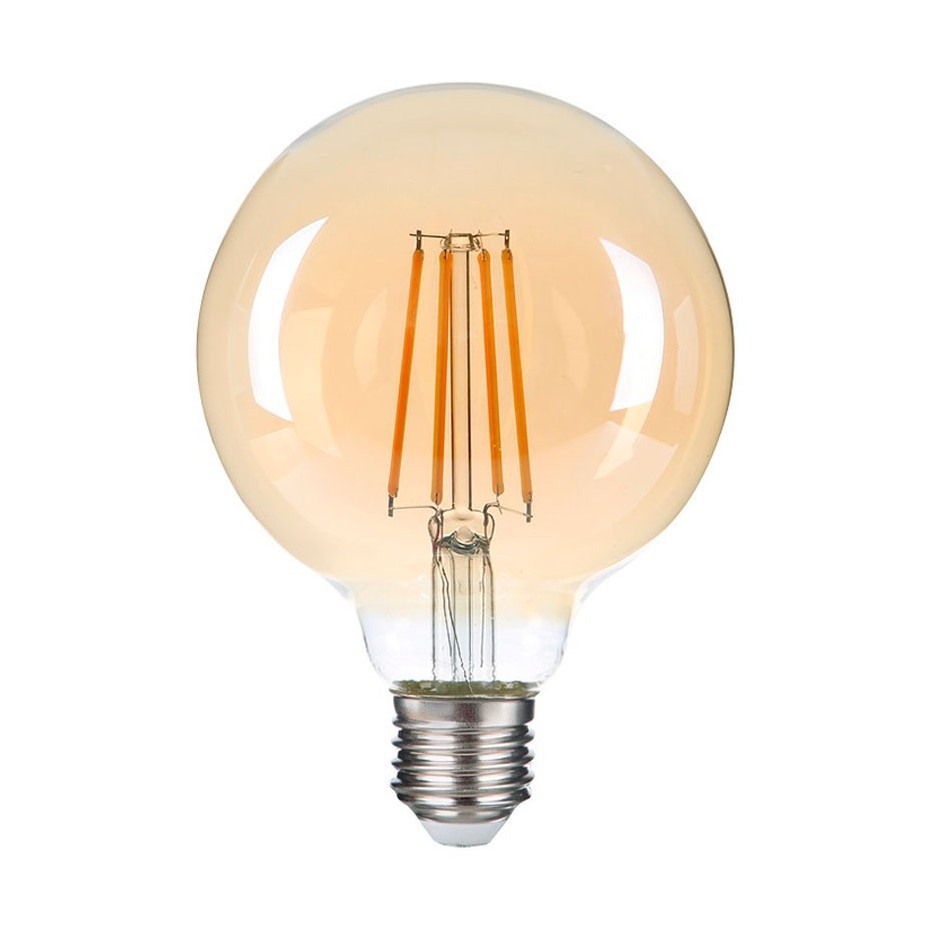 Lámpara LED globo G80 Vintage 7W E27 2500K 680lm