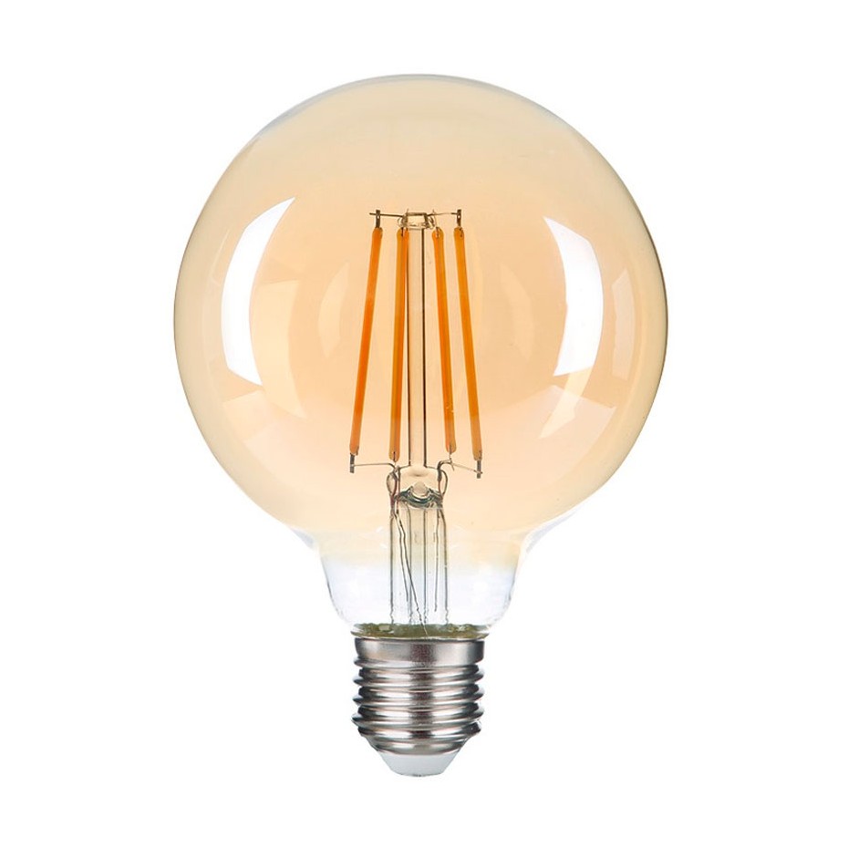 Lámpara LED globo G95 Vintage 7W E27 2500K 680lm