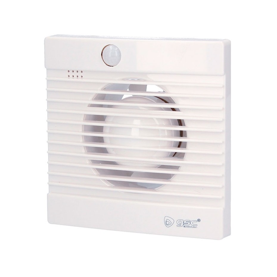 Extractor doméstico con sensor de movimiento 15W Ø100mm
