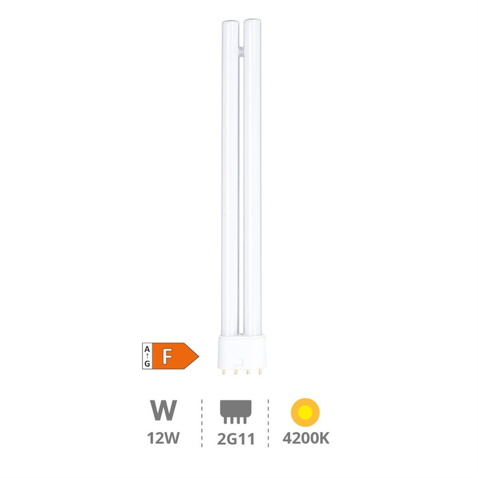 Lámpara LED PL 12W 2G11 4200K