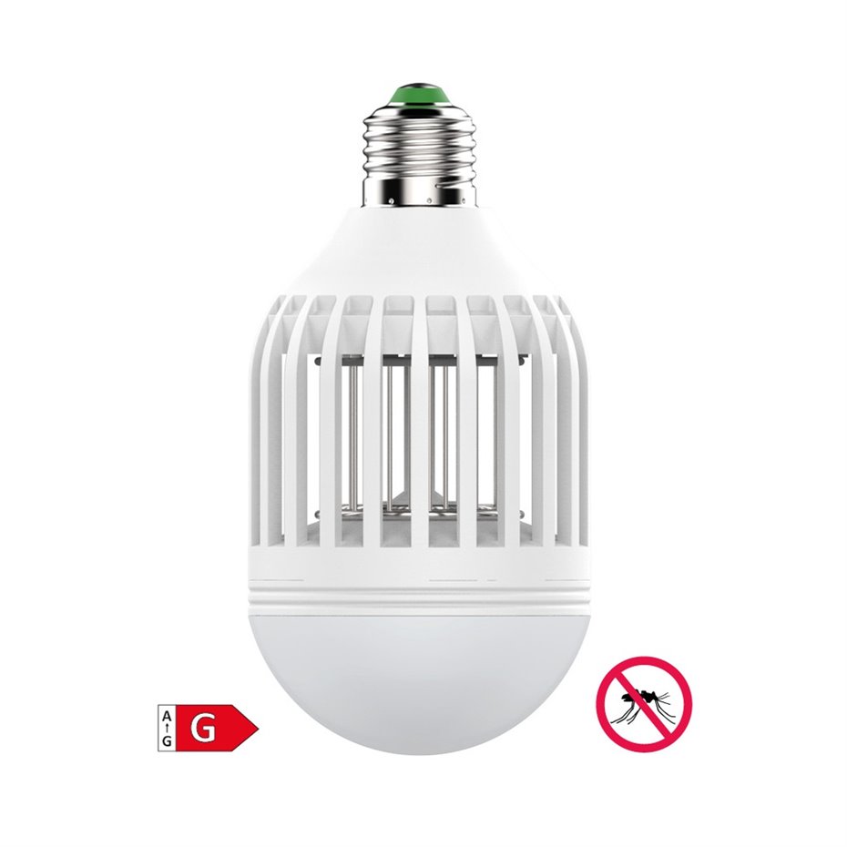 Lámpara LED mata mosquitos 5W E27 6500K