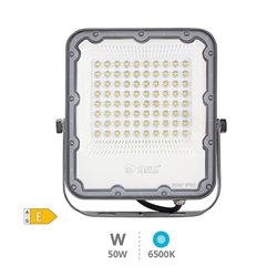 Proyector aluminio LED 50W 6500K IP65 Gris