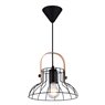 Lámpara colgante Serie Fundi E27 Ø240mm Negro