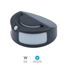 Aplique de exterior redondo 5W 6500K