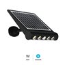 Aplique solar multifunción con sensor 8W 6500K Negro