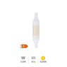 Lámpara lineal LED 78mm R7s 5,5W 4000K