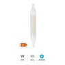 Lámpara lineal LED 118mm R7s 9W 6000K