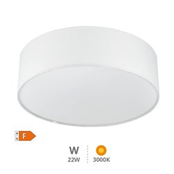 Plafón techo LED Kasker 22W 3000K a 6500K regulable Gris (copia)