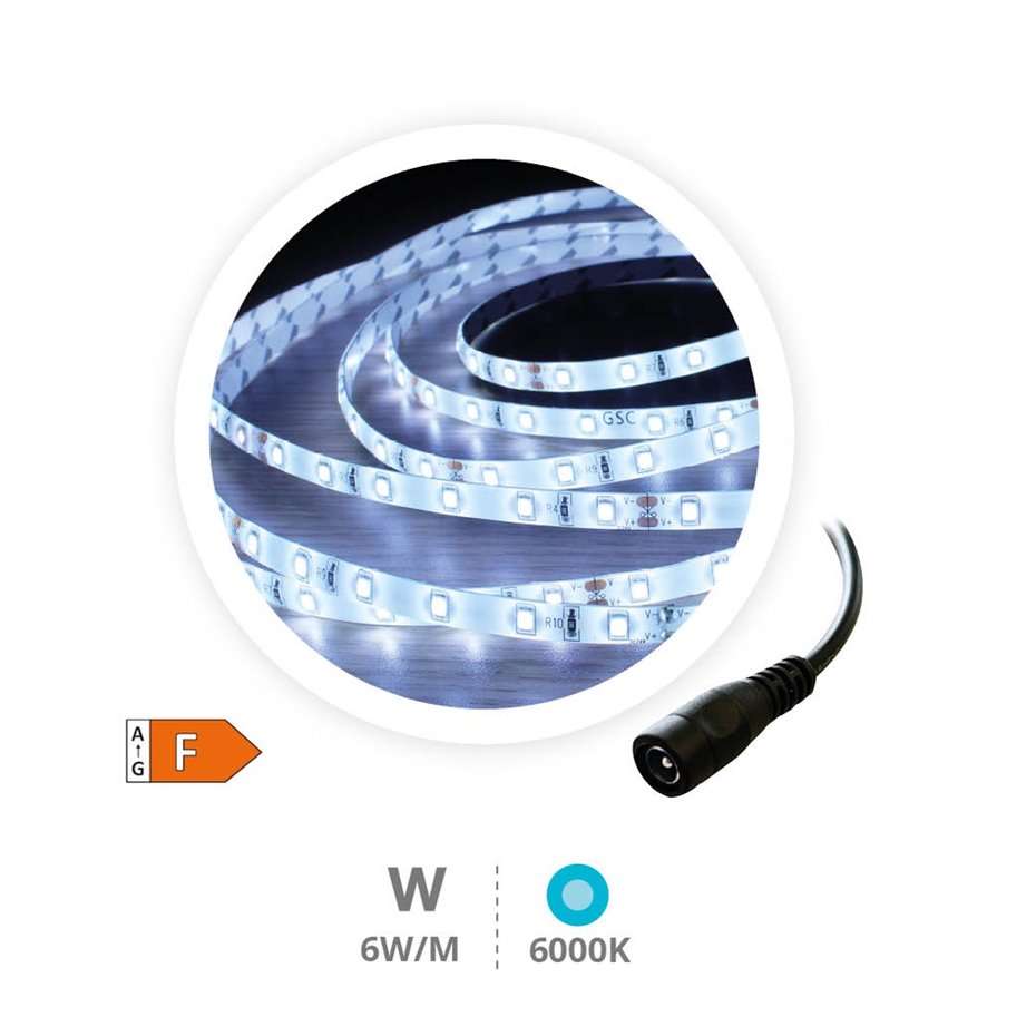 Rollo 5M TIRA LED (6W) 6000K-6500K IP44 24V