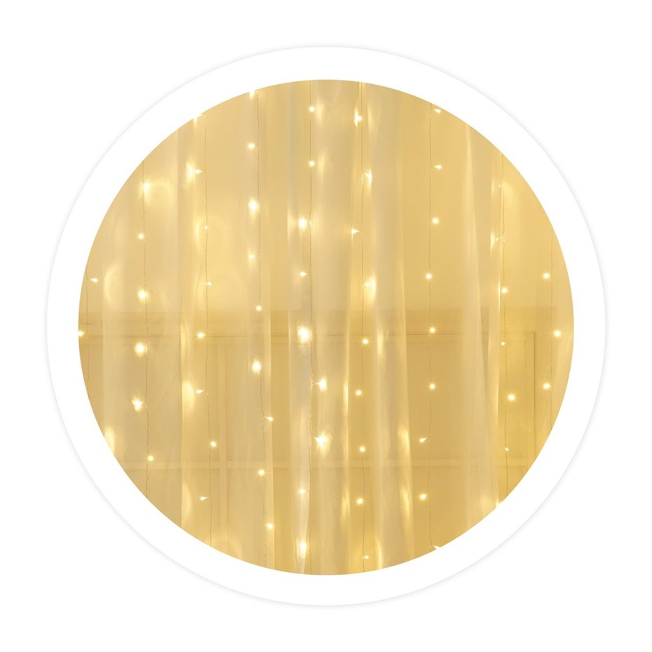Cortina luminosa 1x1,2M 6000-10000K