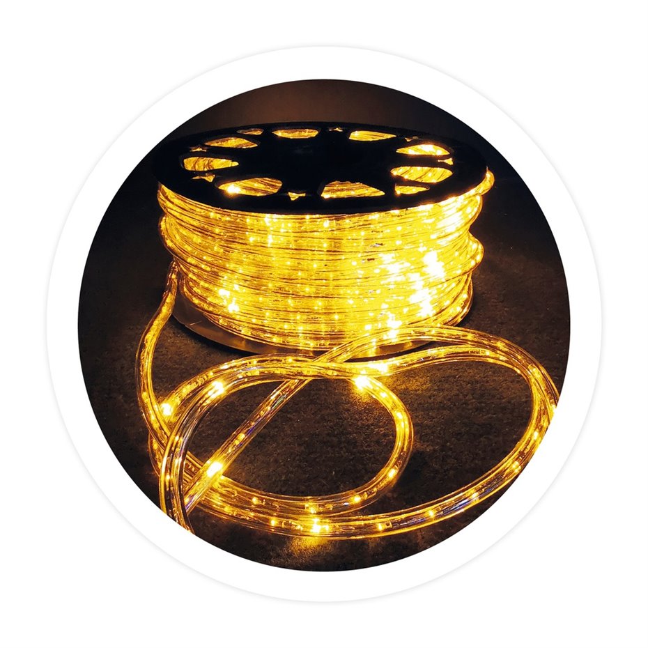 Rollo 48M tubo flexible fijo Amarillo