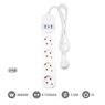 Base multiple inteligente 3T+ 4 USB (3x1.5mm) 1,5M