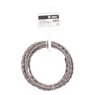 Cable textil 10M (2x0.75mm) trenzado Gris claro (copia)