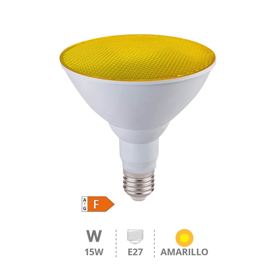 Lámpara LED PAR38 15W E27 Rojo IP65 (copia)