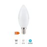 Lámpara LED vela 3W E14 6000K