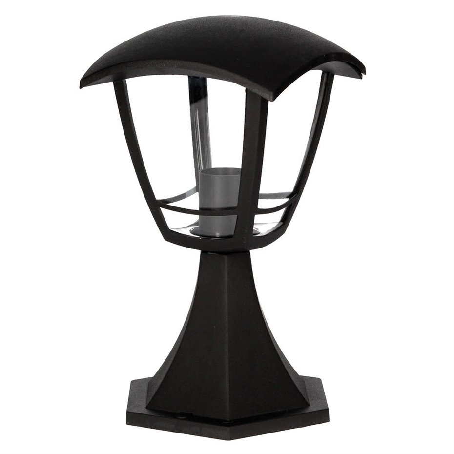 Farol jardin PP.brazo abajo E27 60W Negro (copia)
