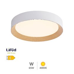 Plafón techo LED 42W 4000K Nórdico Negro+efecto madera (copia)