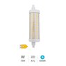 Bombilla lineal LED 118mm R7s 13W 6000K regulable
