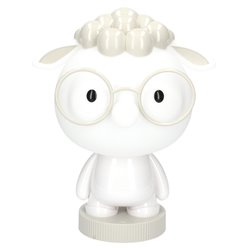 Luz de noche infantil LED Ovejita 2,5W RGB  luz día batería recargable Blanco