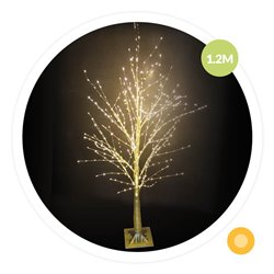 Árbol decorativo LED Sirka 1,2M Dorado