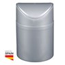 Papelera de sobremesa 1,5L Plata - Retráctil 12uds