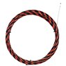 Guía pasacables trenzado PVC y acero 6mm 30M Rojo y negro