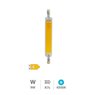 Bombilla lineal LED COB 118mm R7s 9W 6500K