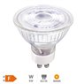 Bombilla LED dicroica cristal 38º 5W GU10 3000K