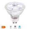 Bombilla LED dicroica cristal 38º 5W GU10 6500K