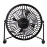 Mini ventilador sobremesa USB Kila Ø9,5cm 2,5W Negro